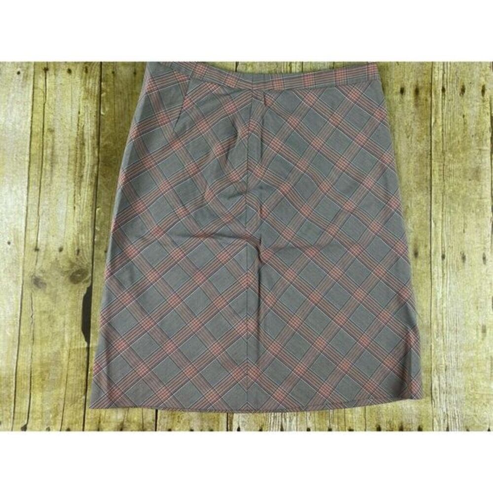 BCBG Maxazria Straight Pencil Skirt‎ Tartan Plaid Lined Women's Size 2